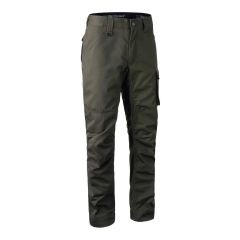 Pantalón de caza Deerhunter Rogaland Trousers 3767 C353, color verde aventura, bolsillos en muslo, ajustable, 65% Poliéster - 35% Algodón, HD3767C353S