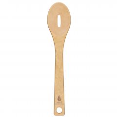 Natural elements wood fibre slotted spoon