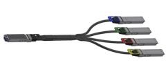Nvidia MCA7J70-N005 cable infiniBanc 5 m OSFP 4xOSFP Negro