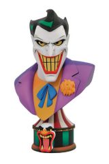 The joker busto resina 25 cm 1/2 scale legends in 3d batman the animated series