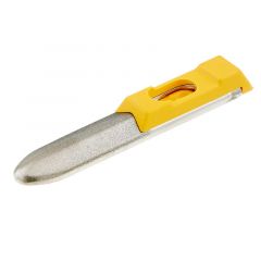 Leatherman STE-935000 Afilador de cuchillas de repuesto para multiherramienta Signal con revestimiento de diamante negro con mango amarillo