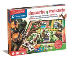 Clementoni- Dinosaurios y Prehistoria Education Juego Educativo, Multicolor, Mediano (55494)