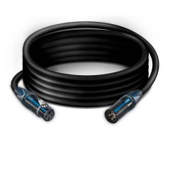 Tasker 9m, 2xXLR cable de audio XLR (3-pin) Negro