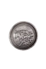 Dark Horse - Game of Thrones, Escudo huargo Pin de Zinc de la casa Stark, 5 cm (SDTHBO22175)
