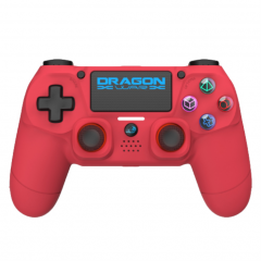 Dragon War Dragonwar Shock 4 Rojo Bluetooth/USB Gamepad Analógico/Digital PC, PlayStation 4