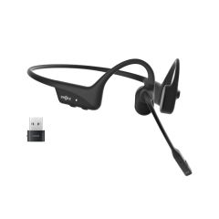 SHOKZ C110-AA-BK auricular y casco Auriculares Inalámbrico gancho de oreja Oficina/Centro de llamadas USB tipo A Bluetooth Negro