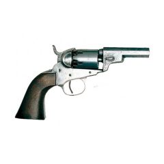 Réplica de Revolver Wells Fargo diseñado por S. Colt, en los Estados Unidos en el año 1849 fabricado en imitación de madera y metal, con caño ciego, no funciona, para decoración