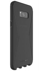 Tech 21 nbsp;- Carcasa escudo protector antimpactos, Protector de pantalla, antirreflejos, para Brixton, negro,Compatible con Samsung  Galaxy S8 Plus
