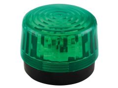 Lámpara estroboscópica con leds - color verde - 12 vdc - ø 100 mm