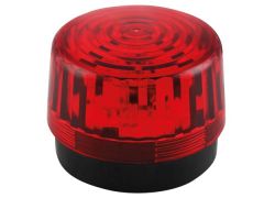 Lámpara estroboscópica con leds - color rojo - 12 vdc - ø 100 mm