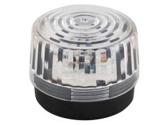 Lámpara estroboscópica con leds - transparente - 12 vdc - ø 100 mm