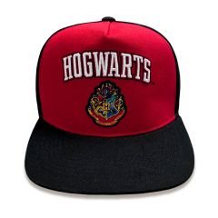 Harry potter - college hogwarts (unisex red / black snapback cap) one size