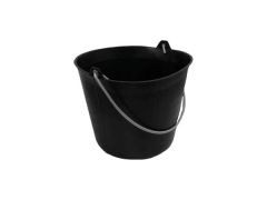 Taliaplast - balde para albañil - 11 l - plastico - negro
