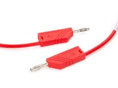 Cable de medición 4mm 50cm / rojo (mln-sil / 1)