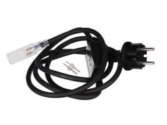 Cable de alimentación para mangueras luminosas con leds - resistente al agua - 1 ud.