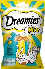 Dreamies mix with salmon-flavored cheese - goma para gatos - 60 g
