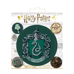 Wizarding World RD-RS660036 Harry Potter-Slytherin - Adhesivo de vinilo, multicolor, 10 x 12,5 cm