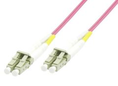 Microconnect FIB440450P cable de fibra optica 50 m LC ST OM4 Rosa