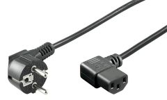 Microconnect PE010510 cable de transmisión Negro 1 m CEE7/7 C13 acoplador