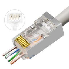 Lanview AWG23-24 stranded/solid conector RJ45 Transparente