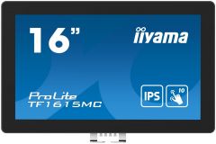 iiyama ProLite TF1615MC-B1 pantalla para PC 39,6 cm (15.6") 1920 x 1080 Pixeles Full HD Pantalla táctil Negro