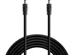 Sandberg 820-81 cable de transmisión Negro 3 m 5.5 x 2.1 mm 5.5 x 2.5 mm