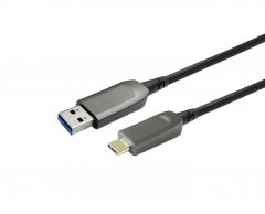 Vivolink PROUSBCAMMOP15 cable USB 15 m USB 3.2 Gen 1 (3.1 Gen 1) USB C USB A Negro