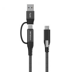 Usb-c cable two in one 1,5m