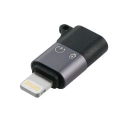 Microconnect MC-USBCLIGHT cambiador de género para cable USB C Lightning Plata