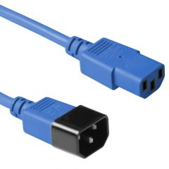 Microconnect PE1413B09 cable de transmisión Azul 0,9 m C13 acoplador C14 acoplador