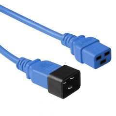 Microconnect PE2019B09 cable de transmisión Azul 0,9 m C20 acoplador C19 acoplador
