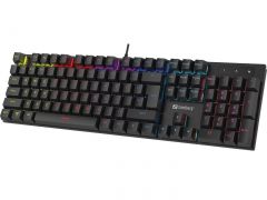 Sandberg 640-29 teclado USB QWERTY Nórdico Negro
