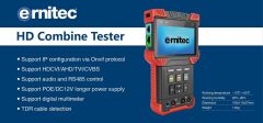 Ernitec 0070-24104-TESTER comprobador de cables de red Negro, Naranja