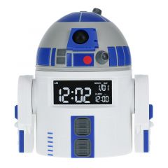 Paladone R2D2 Reloj despertador digital Azul, Blanco