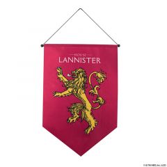 Cinereplicas Game of Thrones - Lannister banderola de pared 100 * 55cm - Licencia Oficial