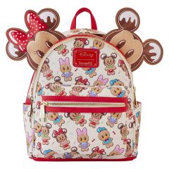 Loungefly Disney Mickey & Friends Gingerbread Cookie - Mini mochila con diadema para orejas, Multi, Mini , Mini mochila