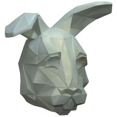 Máscara conejo poligonal talla única