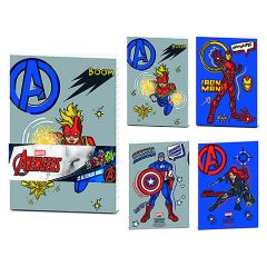Pack x2 cuadernos de ejercicios a5 avengers (hero club) 21 x 14,5 cm