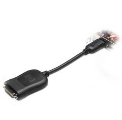 HP 484156-001 adaptador de cable de vídeo DVI-D DisplayPort Negro