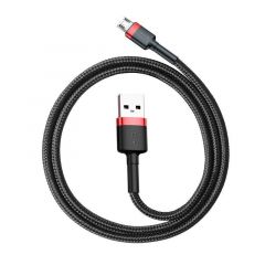 Baseus Cafule cable USB 2 m USB A Micro-USB A Negro, Rojo