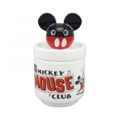 Bote ceramica con tapa 3d disney 100 mickey mouse