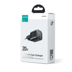 Joyroom travel charger mini type-c, pd 20w, black (jr-tcf02)