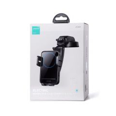 Joyroom car mount wireless charger 2-in-1 (dasboard and air outlet version) 4.6 - 6.8 inch 15w, black (jr-zs219-dash)