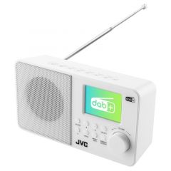 Radio jvc dab ra-e611w-dab white