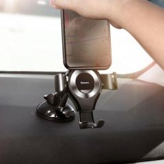 Baseus Handyhalter Smartphone Halterung fürs Auto Small Ears Serie Magnetisch (vertikaler Typ) Schwarz (SUER-B01)