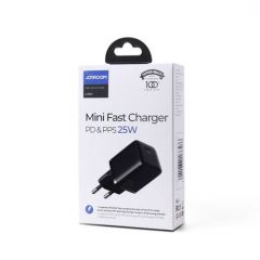 Joyroom travel charger mini type-c, pps, pd 25w, black eu (l-p251)