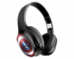 ERT Group Auriculares stereo inalámbricos con micro Captain America 001 Marvel rojo