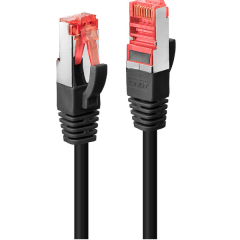 Lindy RJ-45/RJ-45 Cat6 10m cable de red Negro S/FTP (S-STP)