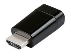 Lindy 38194 adaptador de cable de vídeo HDMI tipo A (Estándar) VGA Negro
