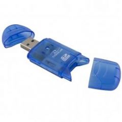 TITANUM TA101B lector de tarjeta USB 2.0 Azul